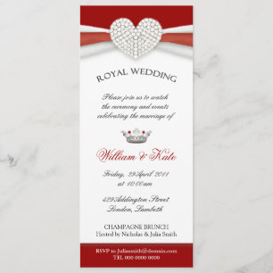 Royal Wedding House Party Invitations