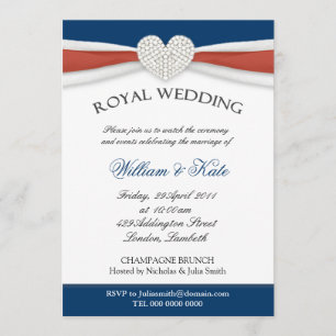Royal Wedding House Party Invitations
