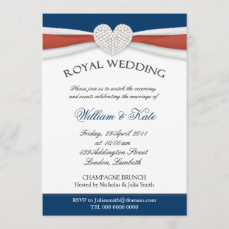 Royal Wedding House Party Invitations
