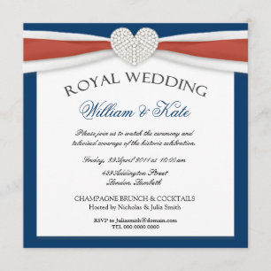 Royal Wedding House Party Invitations