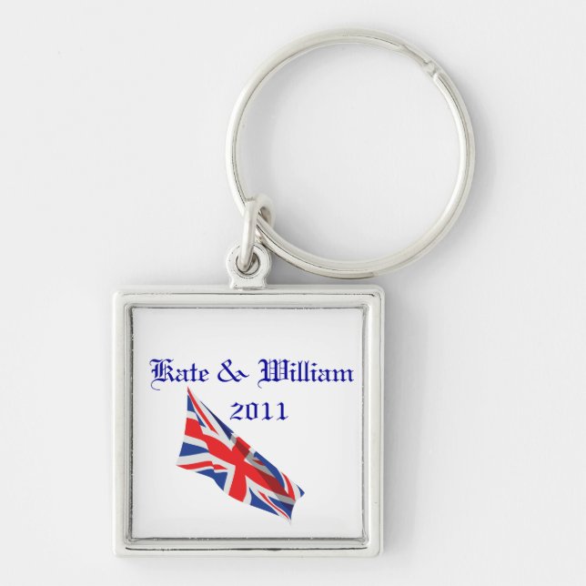 Royal Wedding /Kate and William Key Ring (Front)