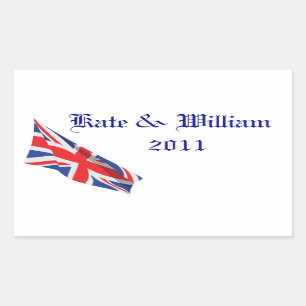 Royal Wedding /Kate and William Rectangular Sticker