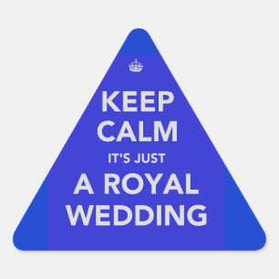 Royal wedding - Kate & William - 29th april 2011 Triangle Sticker