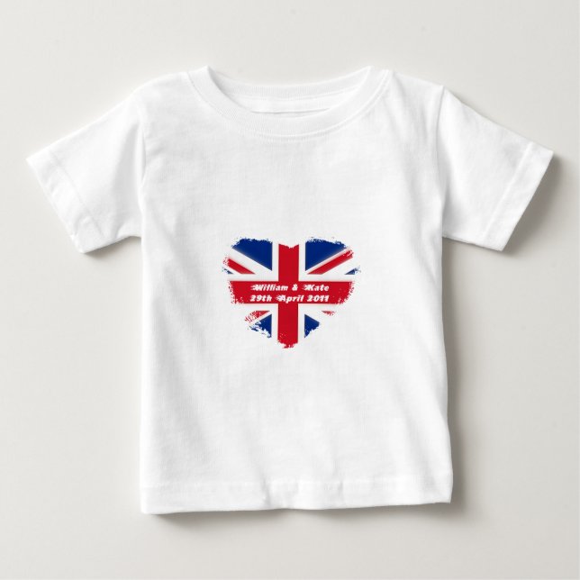 Royal Wedding - Kate & William Baby T-Shirt (Front)