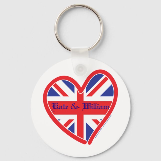 Royal Wedding/Kate & William Key Ring (Front)
