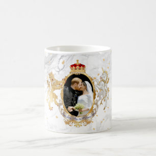 ROYAL WEDDING KISS, HARRY+MEGHAN COFFEE MUG