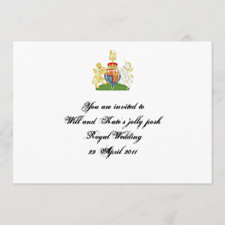 Royal Wedding party invite
