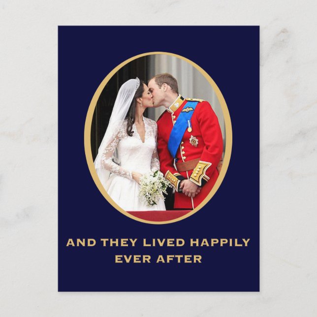 Royal Wedding Postcard (Front)