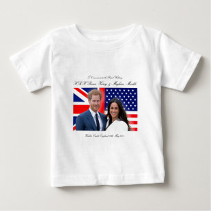 Royal Wedding Prince Harry and Meghan Markle Baby T-Shirt