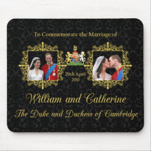Royal Wedding The Duke and Duchess of Cambridge Mouse Pad