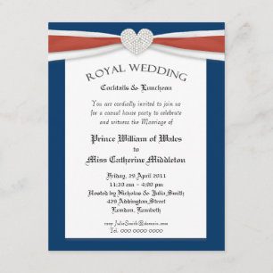 Royal Wedding Watch House Party Invitations