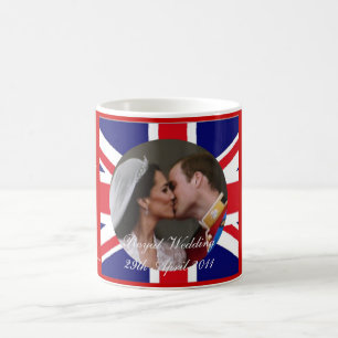 Royal Wedding William and Kate kiss mug