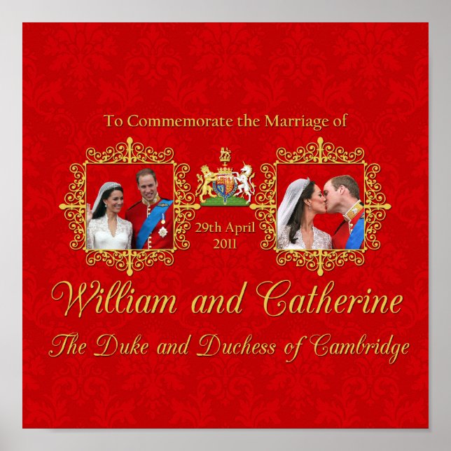 Royal Wedding - William and Kate Poster (Front)