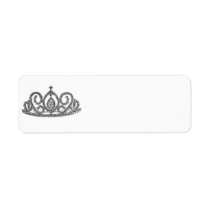 Royal WeddingBride's Tiara Return Address Label