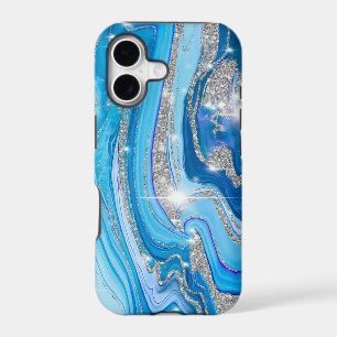 Royally Blue Agate iPhone 11 Cases