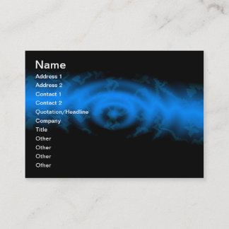 Royally Elegant Blue Business Card Template