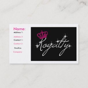 royalty business cards
