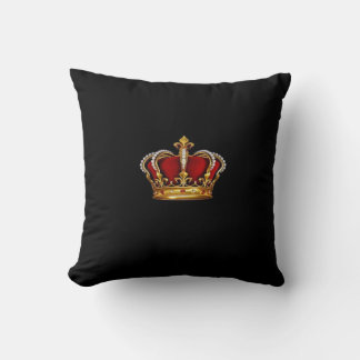 Royalty/Crown Pillow-Queen King Princess Cushion