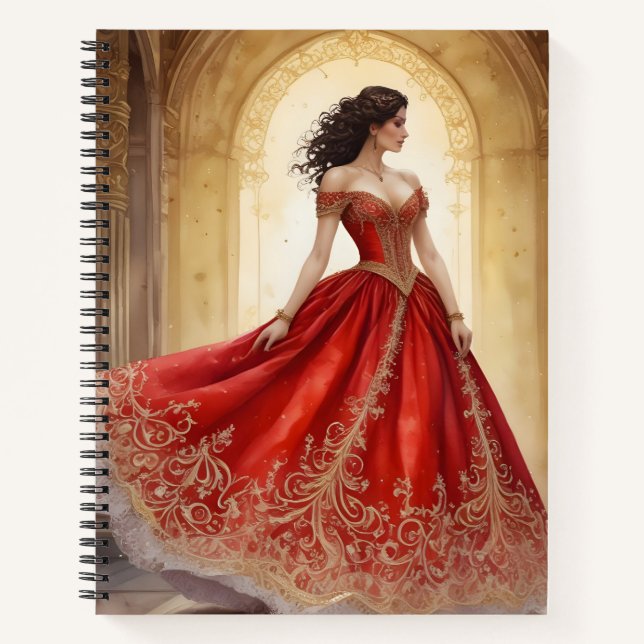 Royalty in Flames Notebook (Front)