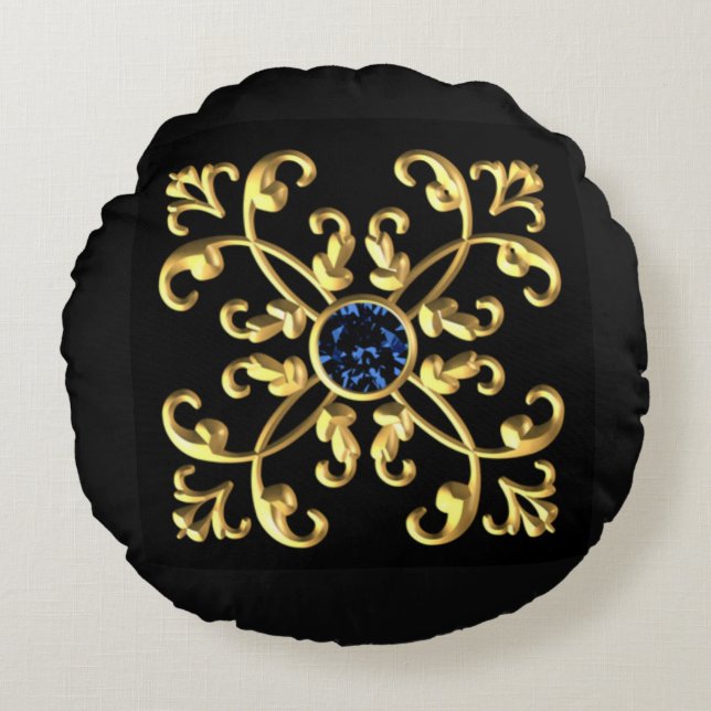 Royalty  round cushion (Front)