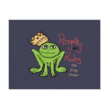 Royalty Rules Frog Prince Postcard