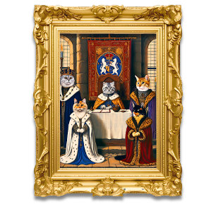 Royalty Runs In My Family, Cat Lovers, Cat Kingdom Cushion