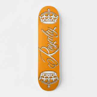Royalty Skateboard Deck Orange
