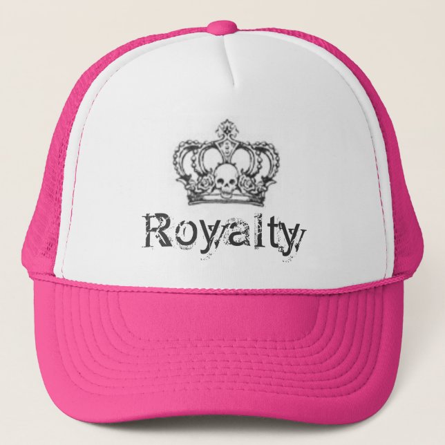 Royalty w/ Crown Trucker Trucker Hat (Front)