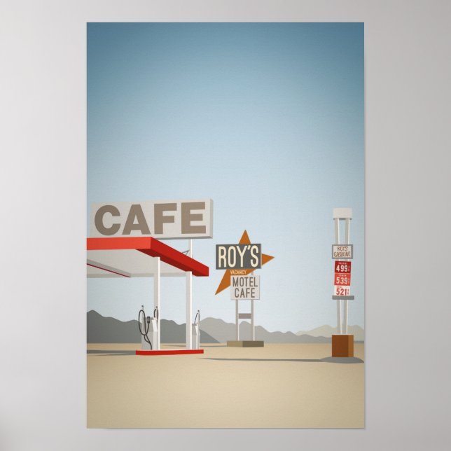 Roy's Cafe Roadside Garage Poster (Front)