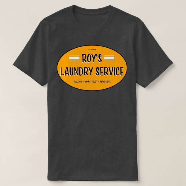 Roys Laundry Service T-Shirt (Design Front)