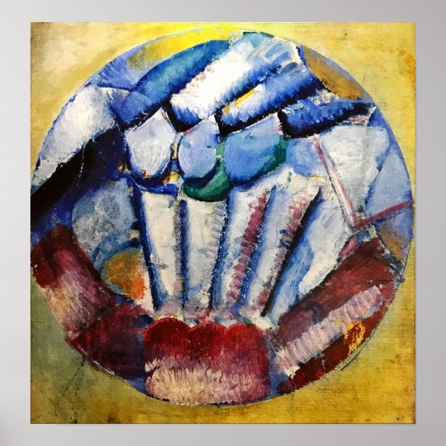 Rozanova - Colour Composition 1914 Poster (Front)