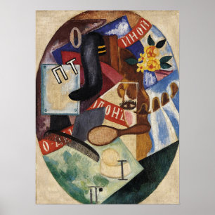 Rozanova - Hairdressing Salon 1915 Poster