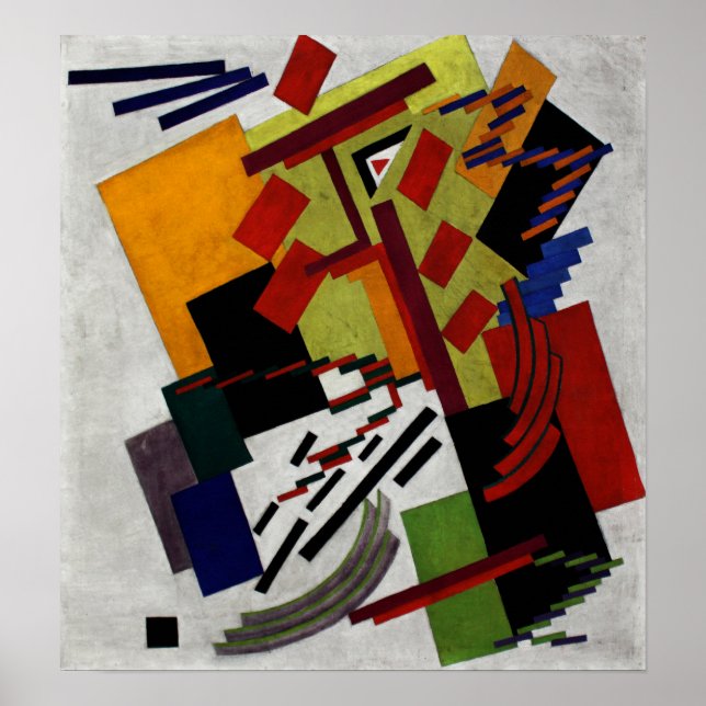 Rozanova - Suprematism 1916 Poster (Front)