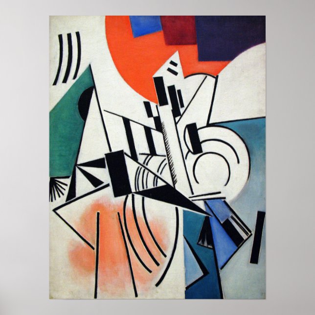 Rozanova - Suprematism 1916 Poster (Front)