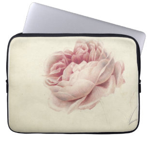 Roze Roos (1792) – Timeless Vintage Botanical Art Laptop Sleeve