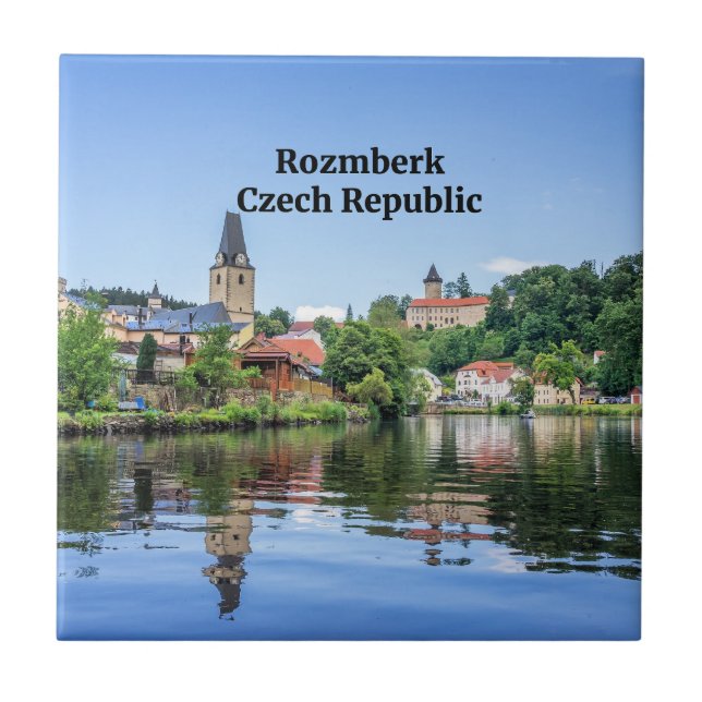 Rozmberk, Czech Republic, Ceramic Tile (Front)