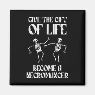 Rpg Become Necromancer Funny Gamer Boys Men Youth Magnet