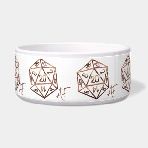 RPG Crit AF Copper Fantasy Tabletop Gamer Dice