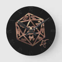 RPG Crit AF | Copper Fantasy Tabletop Gamer Dice