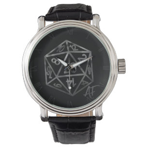 RPG Crit AF   Fantasy Tabletop Retro Gamer Dice Watch
