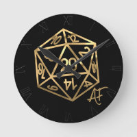RPG Crit AF | Gold Fantasy Tabletop PnP Gamer Dice