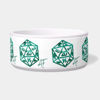RPG Crit AF | Teal Fantasy Tabletop PnP Gamer Dice