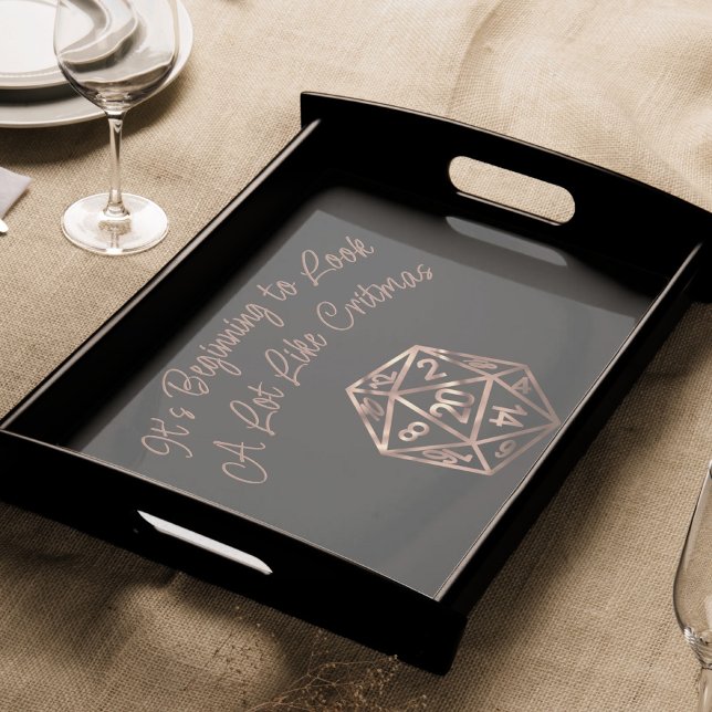 RPG Critmas | Copper Fantasy Tabletop Gamer Dice Tissue Paper (Creator Uploaded)