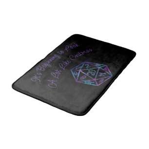 RPG Critmas   Nebula Fantasy Tabletop Gamer Dice Bath Mat