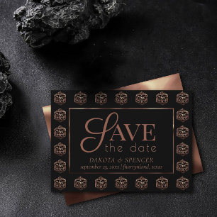RPG Dice Copper Old School Tabletop Roleplayer Save The Date