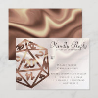 RPG Dice | Copper Retro Tabletop Roleplayer Entree