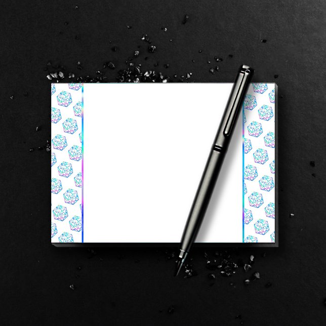 RPG Dice | Holo Fantasy Retro Tabletop PnP Gamer Post-it Notes (Creator Uploaded)