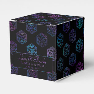 RPG Dice Nebula Fantasy Tabletop Gamer Custom Favour Box