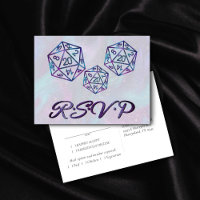 RPG Dice | Nebula Fantasy Tabletop Gamer Meal RSVP