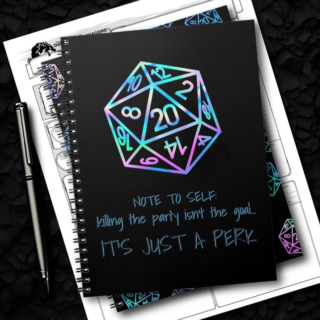 RPG DM Humour | Holo Killing the Party is a Perk Notebook (Creator Uploaded)